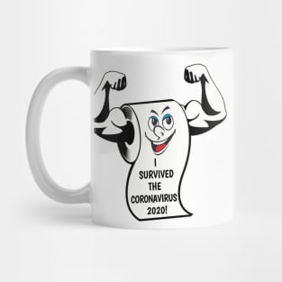 I survived the coronavirus 2020 toilet paper Mug